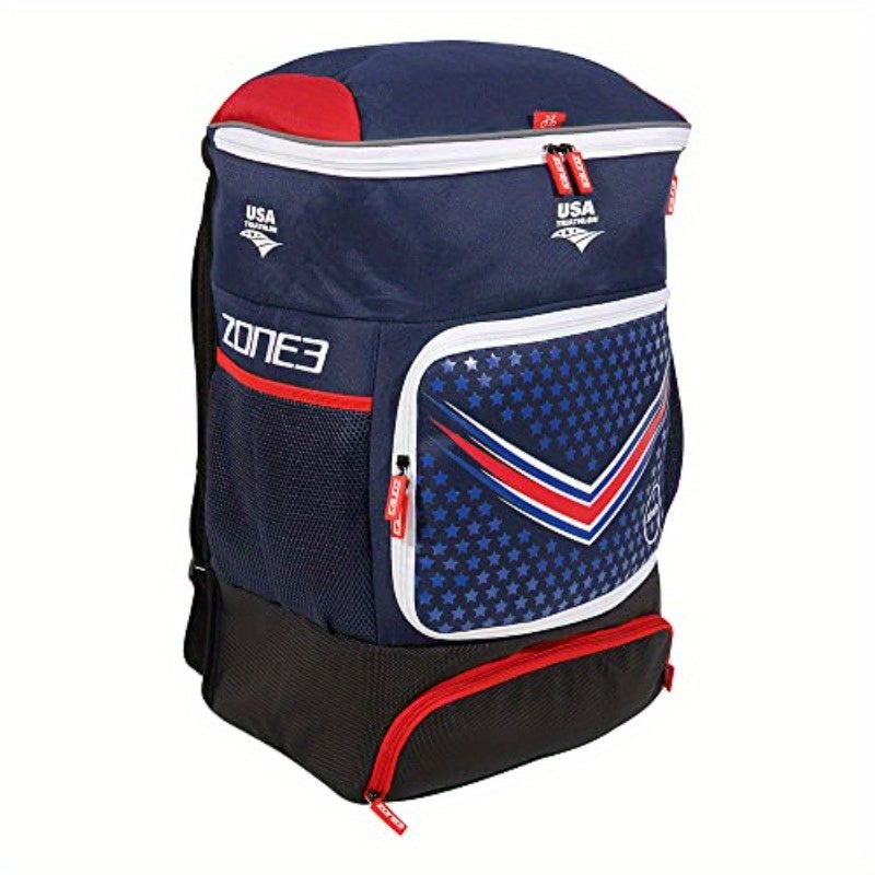 ZONE3 Triathlon Transition Bag - Tri Backpack for Swimming, Running, Cycling & Gym, Workout Essentials, Reflective Safety, High Quality Lining, Multicompartment Pack, Outdoor Athletes
