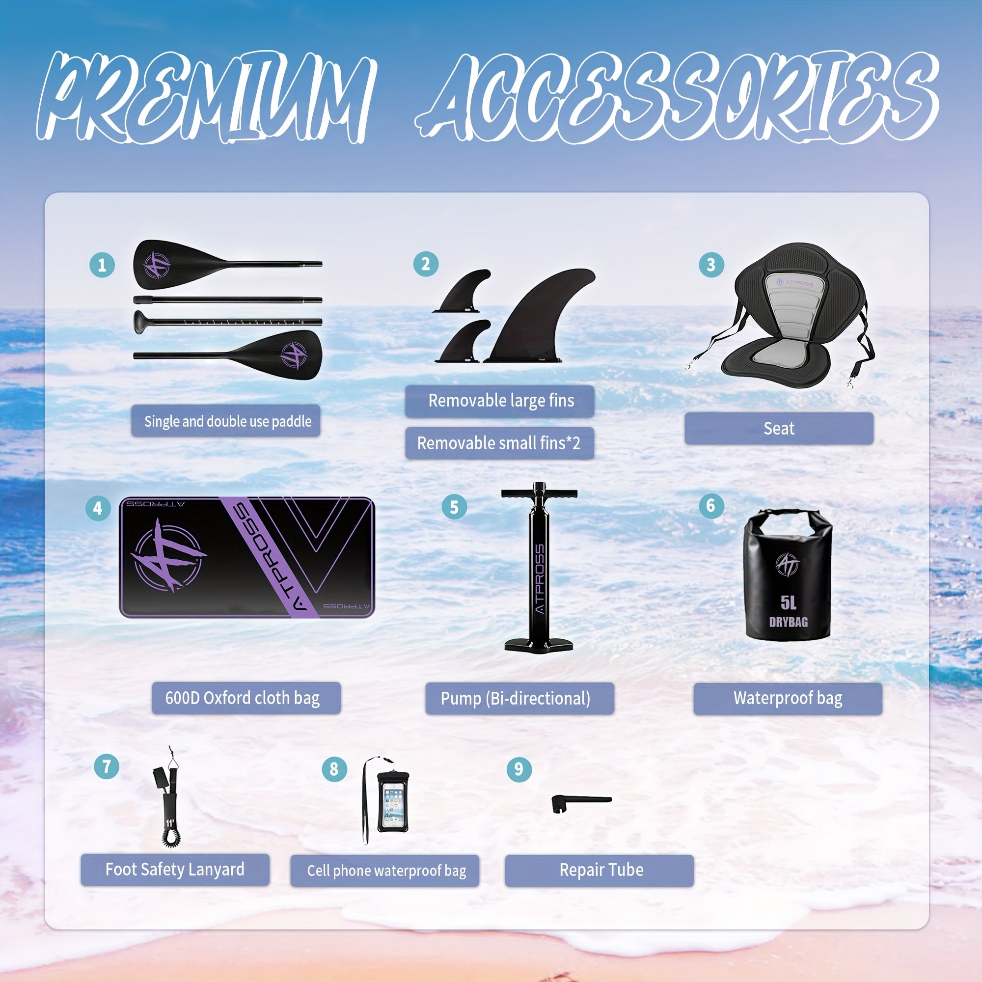 GOOSEA Inflatable Paddleboard, 11'6\