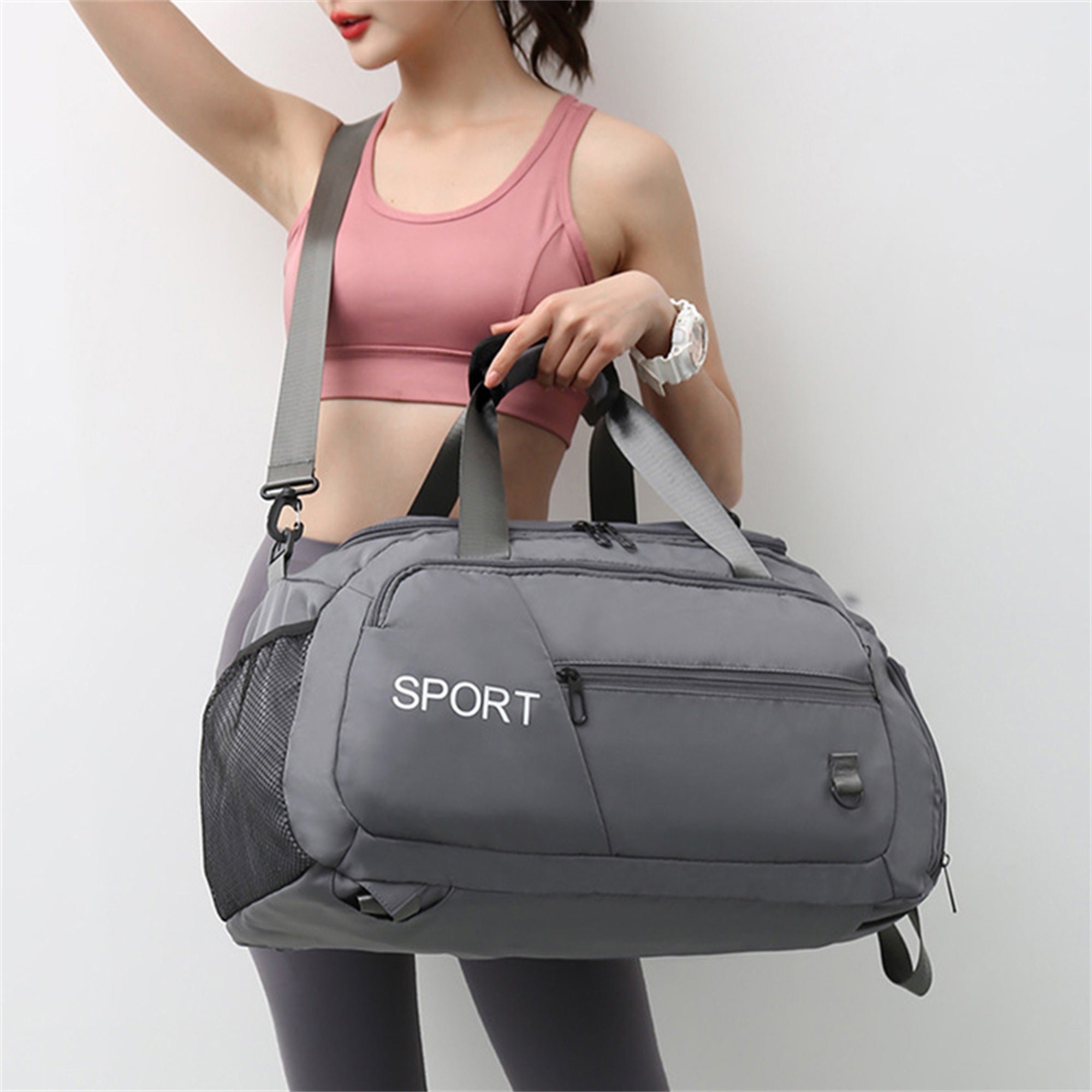 Versatile Waterproof Travel Duffel Bag - Large Capacity, Dry & Wet Separation, Ideal for Gym, Beach, and Weekend Getaways