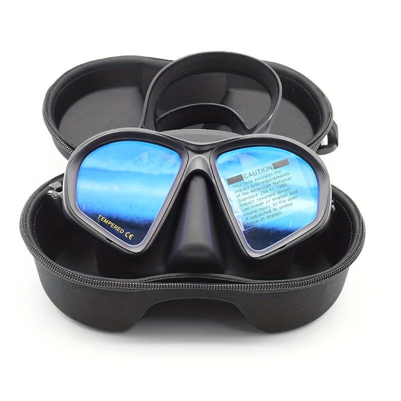 JUNHAIINS Free Diving Goggles Low Volume Fishing Hunting Diving Goggles Camera Holder Silicone Snorkeling Goggles Snorkeling Equipment
