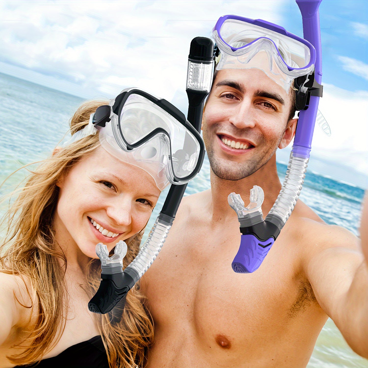 Diving Mask Anti-fog Swimming Snorkeling Mask Suitable For Adults Diving Swimming Snorkeling Goggles Mask, Full Dry Breathing Tube, Diving Kit