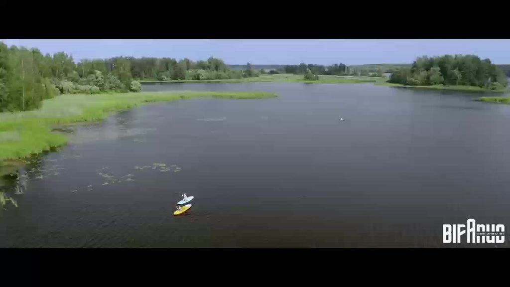 Inflatable Stand Up Paddle Board with SUP Accessories & Backpack - Non-Slip Deck, Wide Stance, Bottom Fin, Double Action Pump & Repair Kit - Youth & Adult Standing Boat for Lakes, Rivers, Oceans, Paddle Board for Adults, Outdoor Water Sports, Vibrant Desi