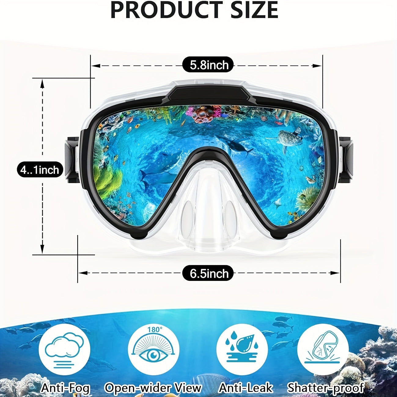 2pcs Swimming Goggles for Adults, Anti-Fog Swim Goggles with Nose Clip, Leakproof Clear Mask 180 Wide Angle, Suitable for Adult Men and Women