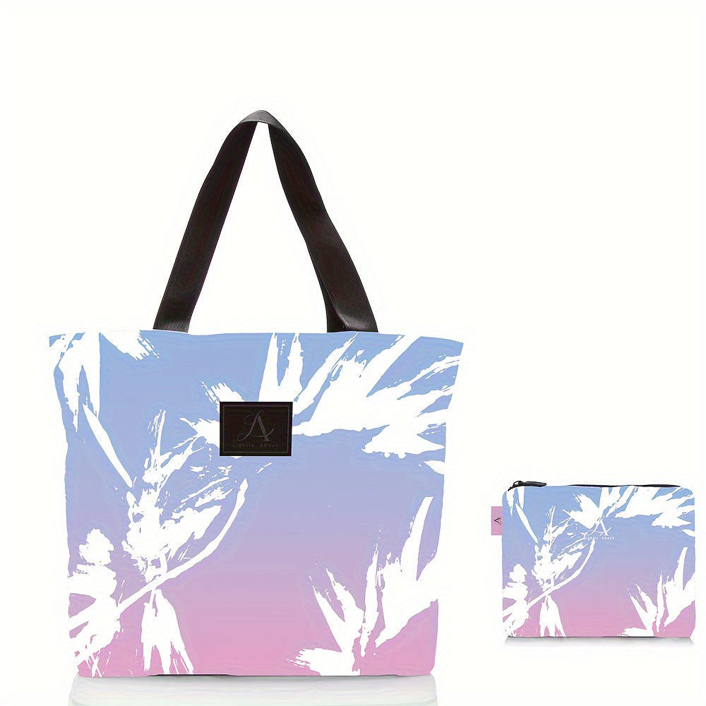 Handbag - Can Pack Splash Proof Beach Bag With Zipper On Top. Handwashing Tote Bag, Suitable For Swimming Pools, Beaches, And Travel