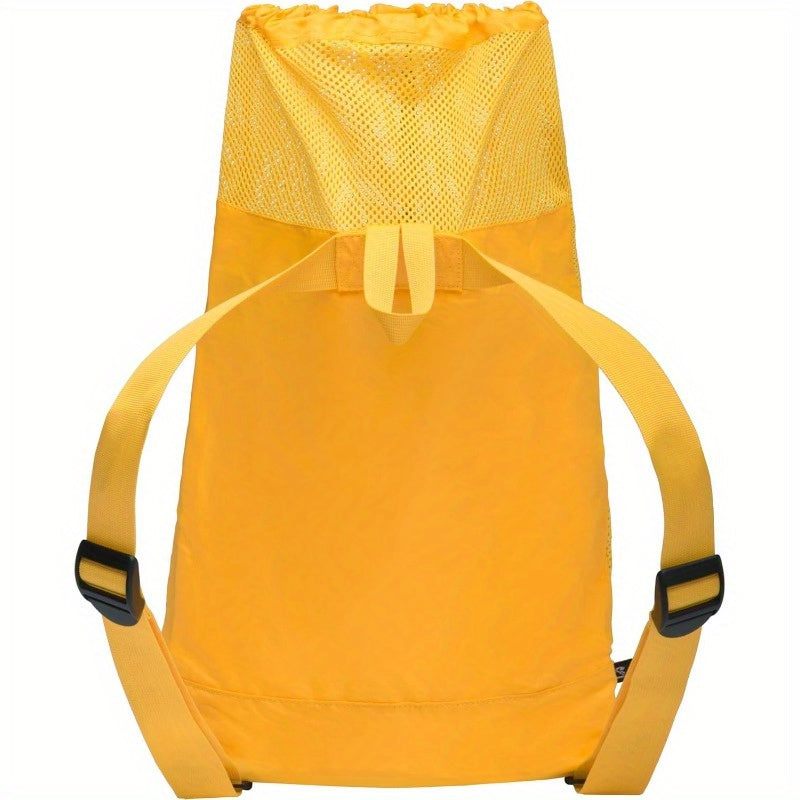 CRESSI Sumba Xl 2025 White Gym Tote with Adjustable Drawstring & Mesh Pocket - Lightweight Durable Sports Bag for Swimming, Swimming Gear, Travel, Gym, Outdoor Activities, Swimming Bag, Adjustable Strap, Secure Zipper Closure