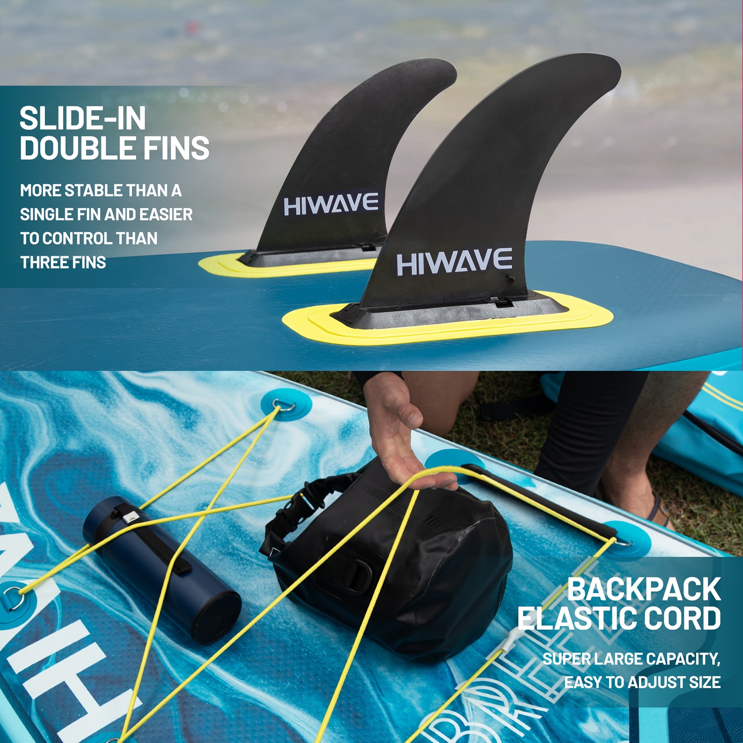 Inflatable Stand-Up Paddleboard, 11 Feet 34 Inches by 6 Inches, Weight Capacity of 420 lbs, Suitable for Adults and Teens, Pet-Friendly, Ideal for Ocean and Lake Use, Includes Dual-Action Hand Pump