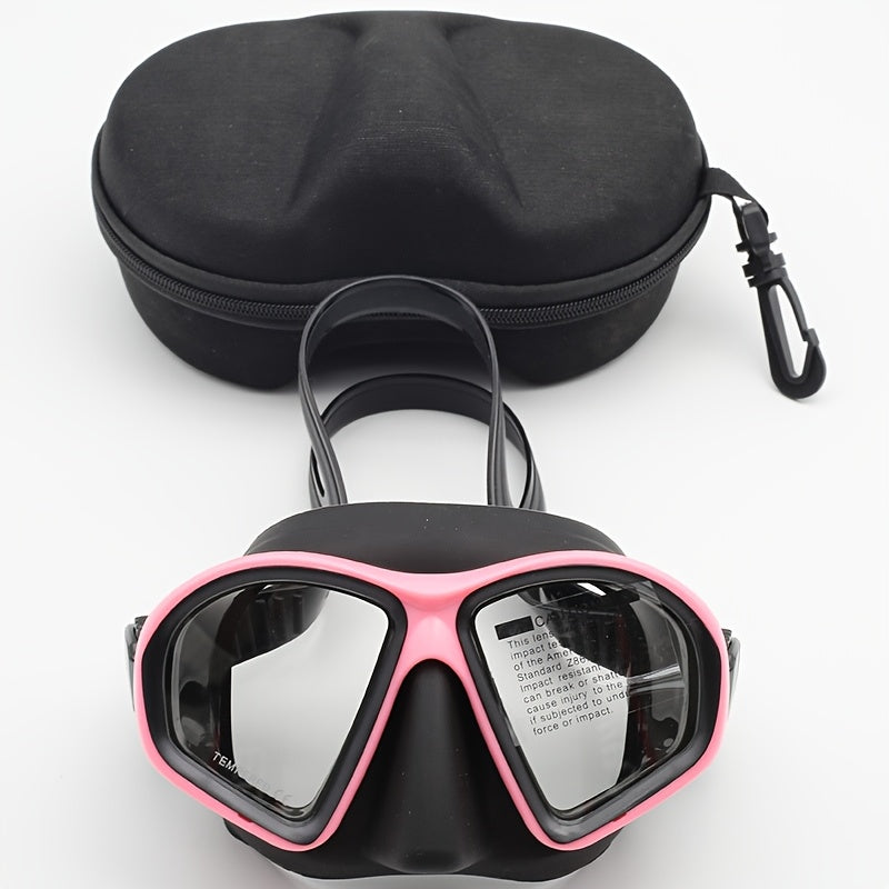 JUNHAIINS Free Diving Goggles Low Volume Fishing Hunting Diving Goggles Camera Holder Silicone Snorkeling Goggles Snorkeling Equipment