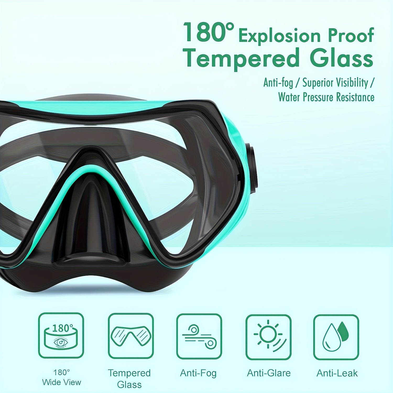 4pcs AXGETR Swimming & Snorkeling Goggles - Upgraded Thickened Anti-Fog Electroplated Glasses with 360° Panoramic View, HD PC Lenses, Breathable Design for Swimming, Snorkeling & Diving, Snorkeling Accessories, Durable Eyewear