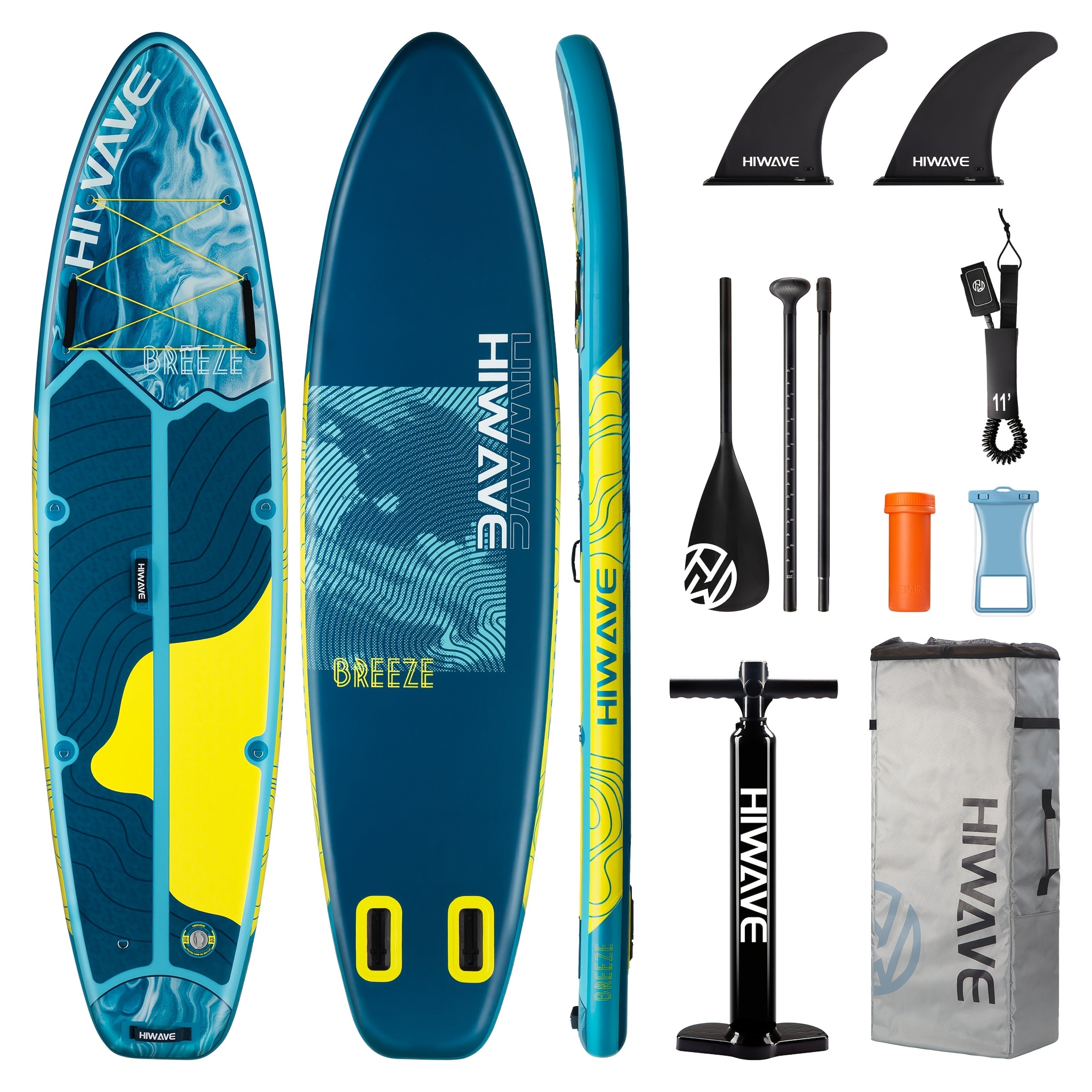 Inflatable Stand-Up Paddleboard, 11 Feet 34 Inches by 6 Inches, Weight Capacity of 420 lbs, Suitable for Adults and Teens, Pet-Friendly, Ideal for Ocean and Lake Use, Includes Dual-Action Hand Pump