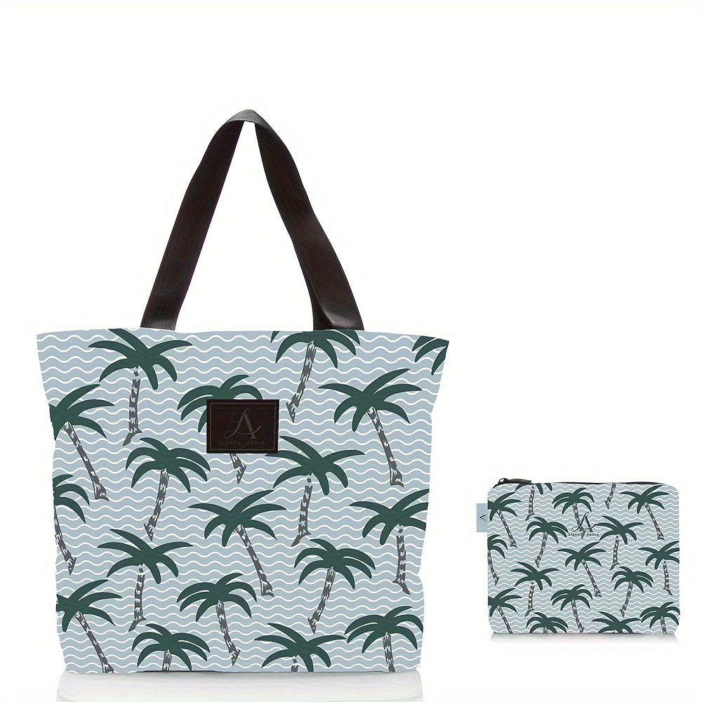 Handbag - Can Pack Splash Proof Beach Bag With Zipper On Top. Handwashing Tote Bag, Suitable For Swimming Pools, Beaches, And Travel