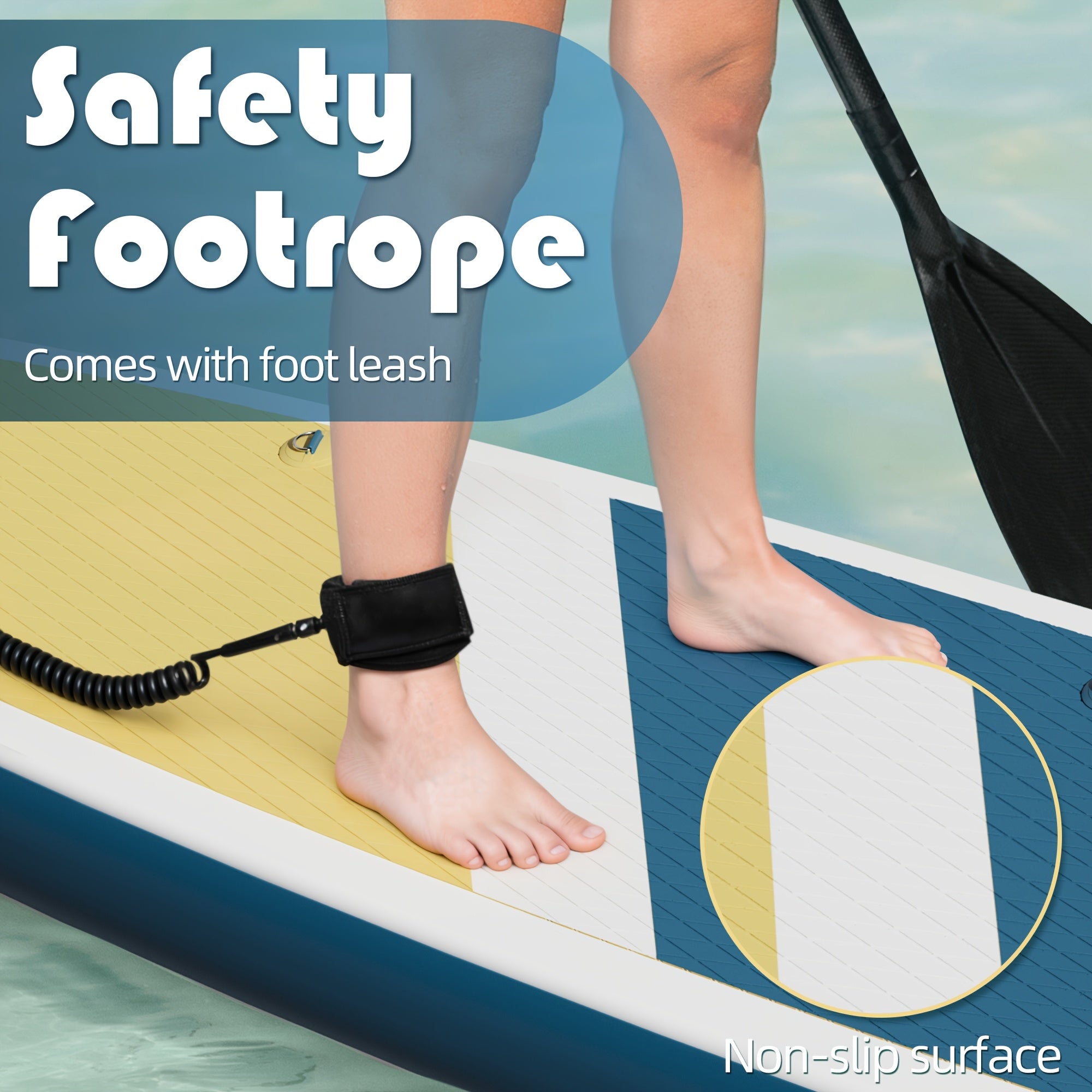 BIFANUO Stand Up Paddle Board BIFANUO Non-Slip, Wide Stance Stand Up Paddle Board with SUP Accessories & Backpack, Bottom Fin, Double Action Pump and Repair Kit. Youth & Adult Standing Boat