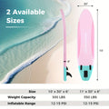 SAFSTAR 10'\u002F 11' Inflatable Stand up Paddle Board, SUP Board Accessories w\u002F Adjustable Paddle, Pump, Leash, for Adults & Youths of All Skill Levels